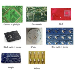 PCB מציעה מגוון צבעים למסכת הלחמה